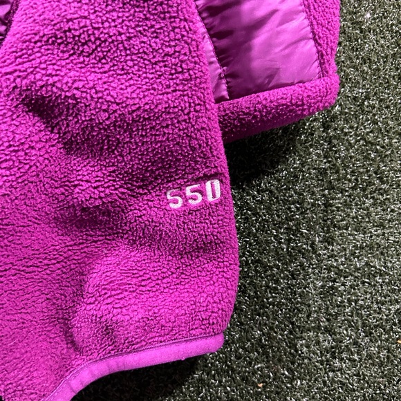 The North Face Denali 550 Down Puffer Jacket Plum Purple - Picture 2 of 5